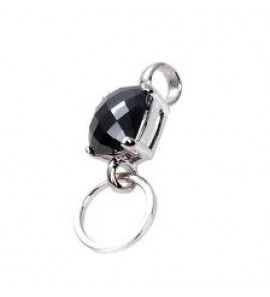 ZINZI charms hanger zwarte zirkonia - 3113633