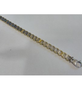 Sterling Gold armband pinnen 19.5 cm 6.1AG/10.0AU - 3114003