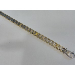 Sterling Gold armband pinnen 19.5 cm 6.1AG/10.0AU - 3114003