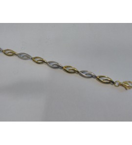 Sterling Gold armband ovaal-open 19 cm 2.7AG/2.0AU - 3114005