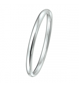 Zilver slavenband dop 4 mm ovaal 60mm - 3114570