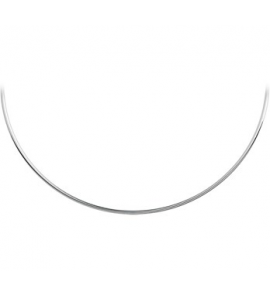 Zilveren spang collier 42 cm - 3120117