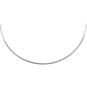 Zilveren spang collier 42 cm - 3120117