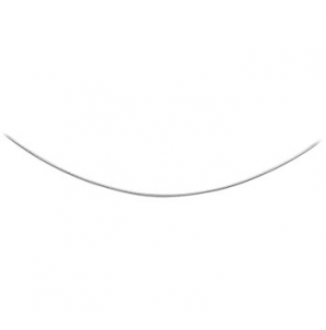 Zilver Omega collier rond 1,00 mm 45 cm. - 3120123