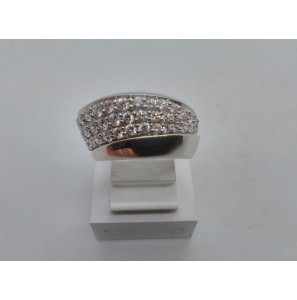 Zilver dames ring met zirkonia - 3120149