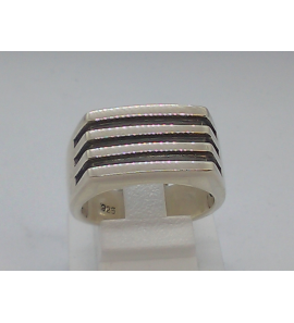 Zilver heren ring maat 19,5 - 3120189