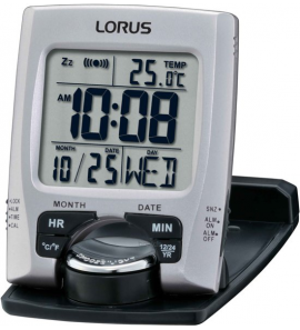 Lorus wekker digitaal zilver - 3120374