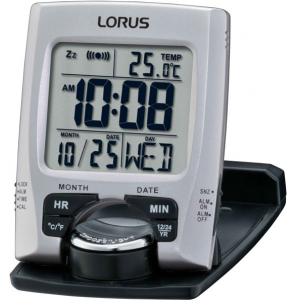 Lorus wekker digitaal zilver - 3120374