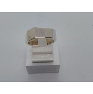 Zilver dames ring fant. slag/vlakjes - 3120583