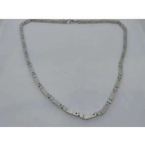 Staal collier mat vk fantasie 50 cm - 3120953
