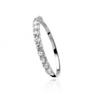 ZINZI zliveren rijring zirconia smal maat 54 - 3121536