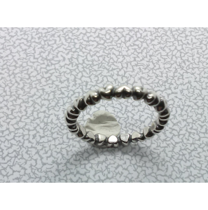 Zilver dames ring hartjes mt. 16½ - 3122342
