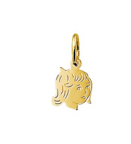 Goud kinderkopje piekhaar 12.5 mm meisje - 3122543