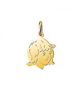 Goud kinderkopje piekhaar 17 mm meisje - 3122547