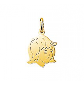 Goud kinderkopje piekhaar 17 mm meisje - 3122547