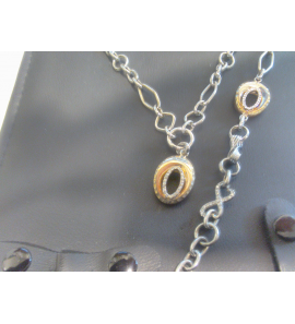 Zilver RH+rose set collier + armband met zirkonia - 3122596