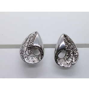 Eclat zilver oorknop glans/ysmat - 3122796