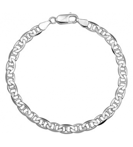 Zilver armband anker plat 5,5 mm 19 cm - 3123133
