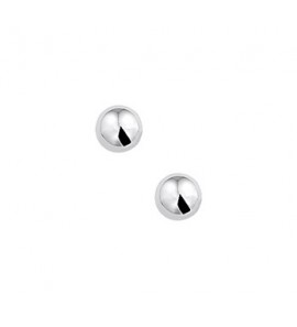 Zilveren oorknop bol 5 mm - 3123465