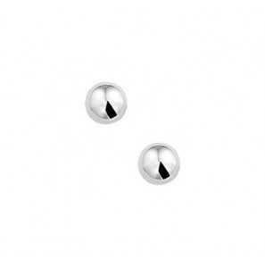 Zilveren oorknop bol 5 mm - 3123465