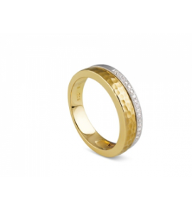 Jeunesse Relief ring met 0.08 crt. - 3123481