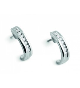 Jeunesse Silhouette oorsteker  met 0.15 crt. - 3123489