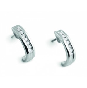 Jeunesse Silhouette oorsteker  met 0.15 crt. - 3123489