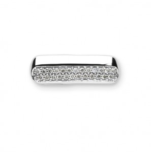 Jeunesse wit-goud hanger 0.10crt. - 3123630