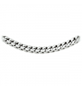 Staal collier gourmette 6 mm 55 cm - 3124081