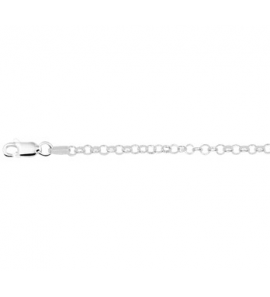 Zilver collier jasseron 3 mm 42 cm - 3124289