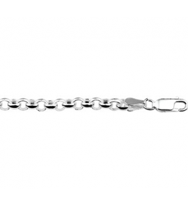Zilver jasseron armband 4.5 mm 15 cm - 3124293
