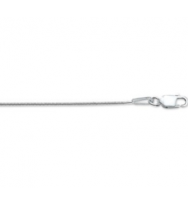 Zilver RH slang collier 0.9 mm 42 cm - 3124392
