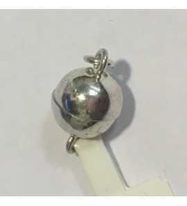 Zilver magneet sluiting bol 8 mm - 3130117