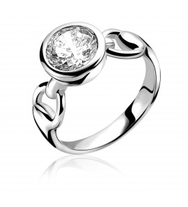 Zinzi zliver ring zirc. mt. 56 - 3131443