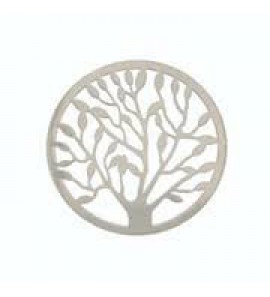 MY iMenso 925/rhod-plated flat cover tree of life 24mm - 3131491