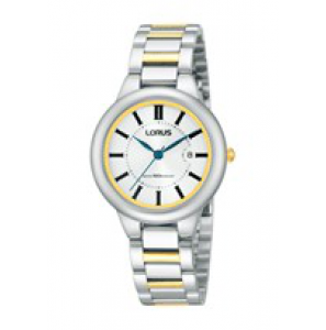 Lorus dames bicolour bracelet wit - 3131584