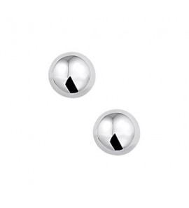 Zilveren bolletjes oorknop 10mm - 3131943