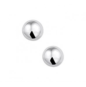 Zilveren bolletjes oorknop 10mm - 3131943
