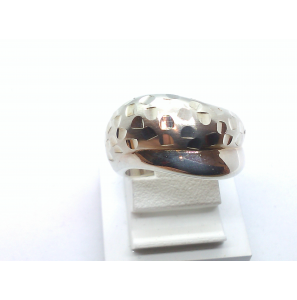 Zilver dames ring glans/mat/poli - 3131956