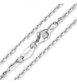 MY iMenso 925/rhod-plated necklace jasseron flat 70cm - 3132090