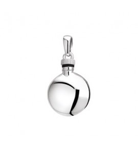 Zilver RH urn hanger bol/plat 20x16 mm - 3132190