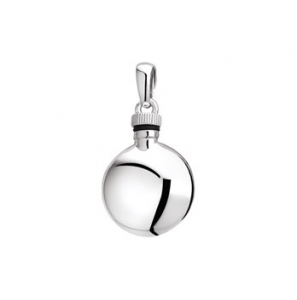 Zilver RH urn hanger bol/plat 20x16 mm - 3132190