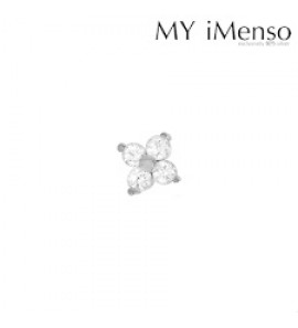 MY iMenso 925/rhod-plated dancer 4 cz - 3132621