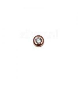 MY iMenso 925/rosegold-plated dancer stone 2.5mm - 3132656
