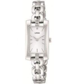 Lorus dames staal bracelet met zirconia - 3140085