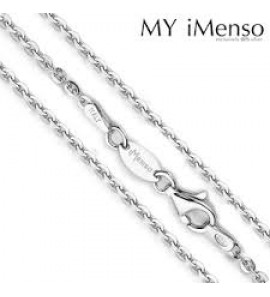 MY iMenso 925/rhod-plated necklace jasseron flat 50cm - 3140306