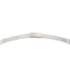Horlogeband staal met klepsluiting 12 mm - 3140236