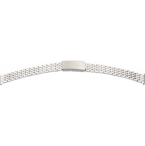 Horlogeband staal met klepsluiting 12 mm - 3140236