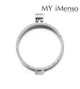 MY iMenso Grande  medallion with cz. 33mm (925/rhod-plated) - 3130517
