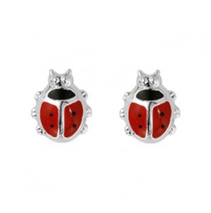 Zilver oorknop kapoen - 3131233
